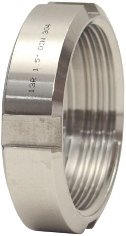DIN Round Nuts - 13R - 304 Stainless Steel